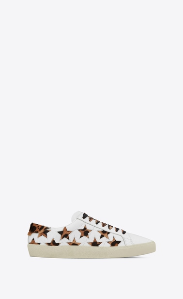 Court Classic SL/06 leopard california sneaker in leather